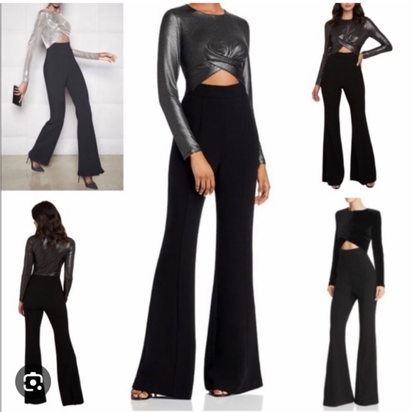 NWT Black Halo Angie Jumpsuit - Picture 2 of 3